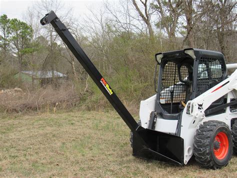 skid steer telescoping boom|boom attachment for skid steer.